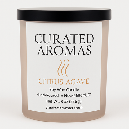 Citrus Agave – 8 oz soy candle