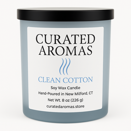 Clean Cotton – 8 oz soy candle