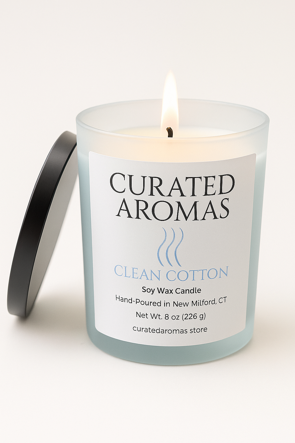 Clean Cotton – 8 oz soy candle