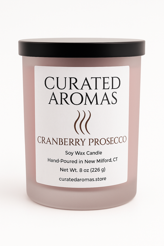 Cranberry Prosecco - 8 oz soy candle