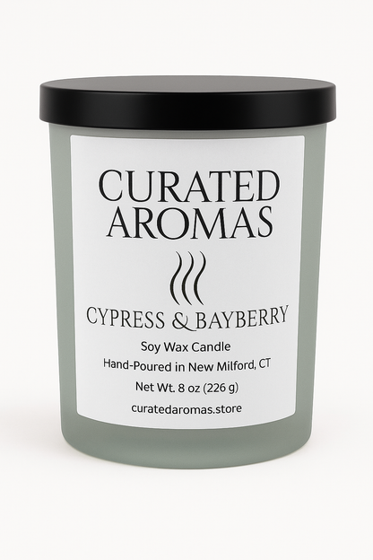Cypress & Bayberry - 8 oz soy candle