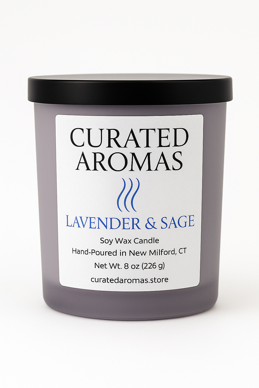 Lavender & Sage – 8 oz soy candle